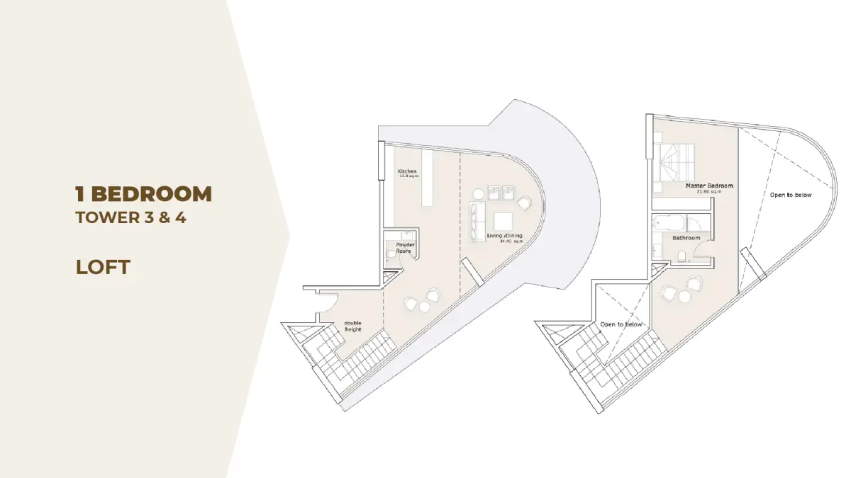 1 BR - Type B